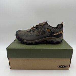 KEEN Targhee III WP Hiking Boot – Black Olive/Golden Brown – Men’s Size 10